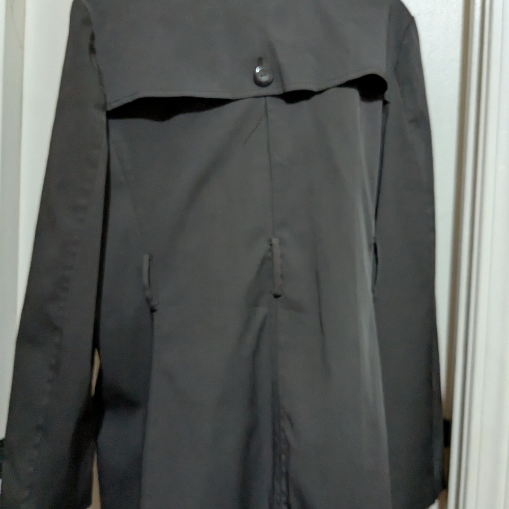 AB Studio Gray Trench Coat Classic Design 16 - Picture 6 of 11